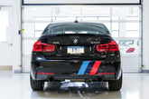 AWE Touring Edition Axle Back Exhaust for BMW F3X 340i / 440i - Chrome Silver Tips (102mm) - Mounted